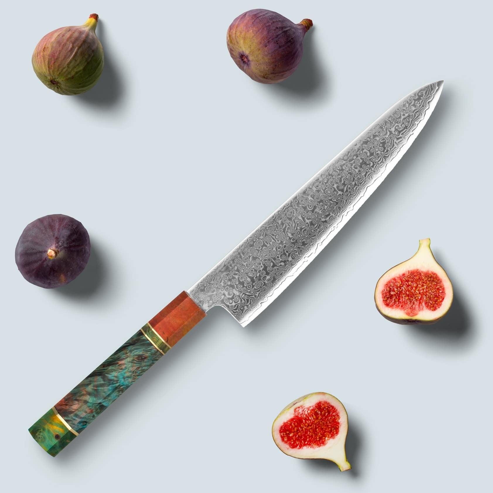 Japanese Damascus Steel Chef Knife Set