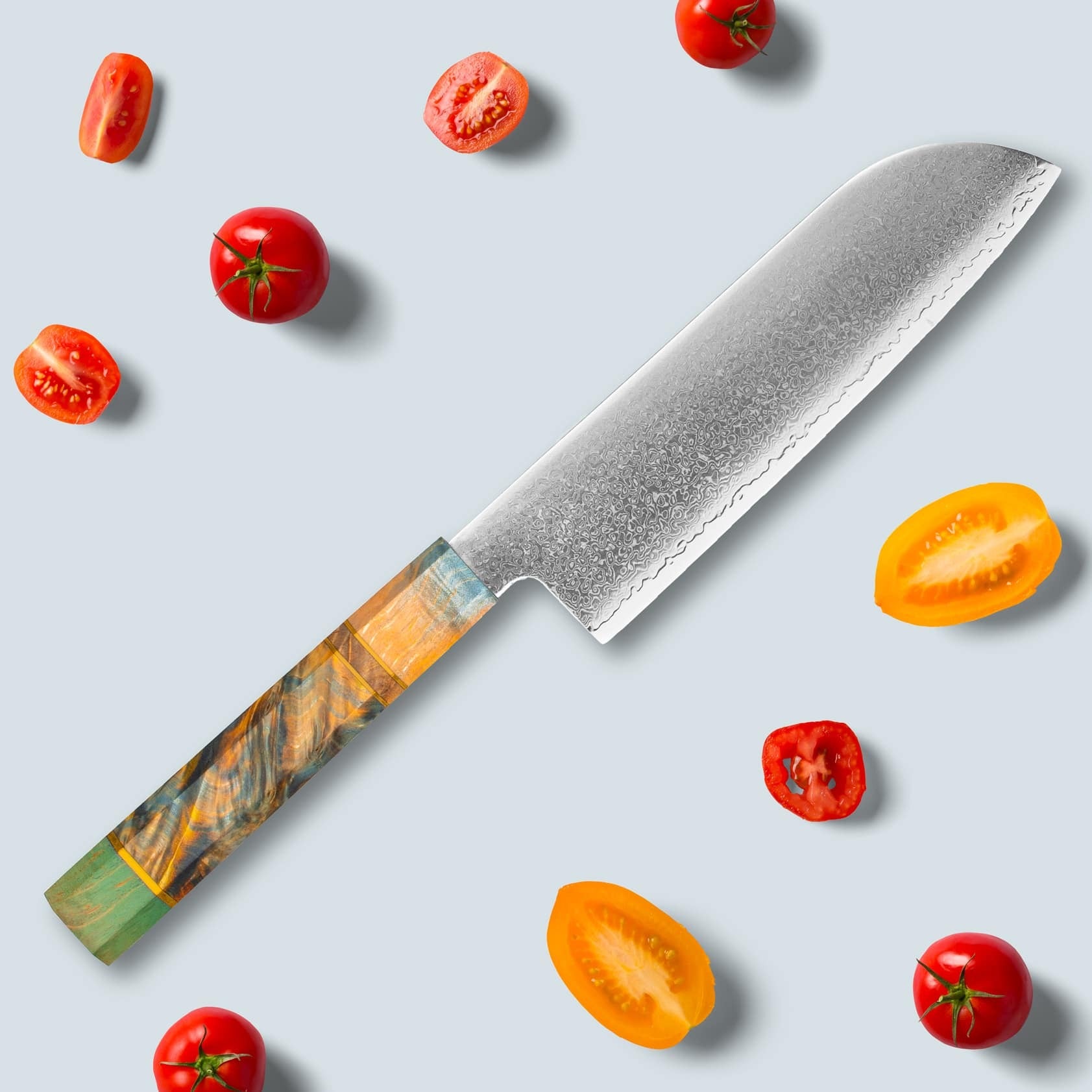 Japanese Damascus Steel Chef Knife Set