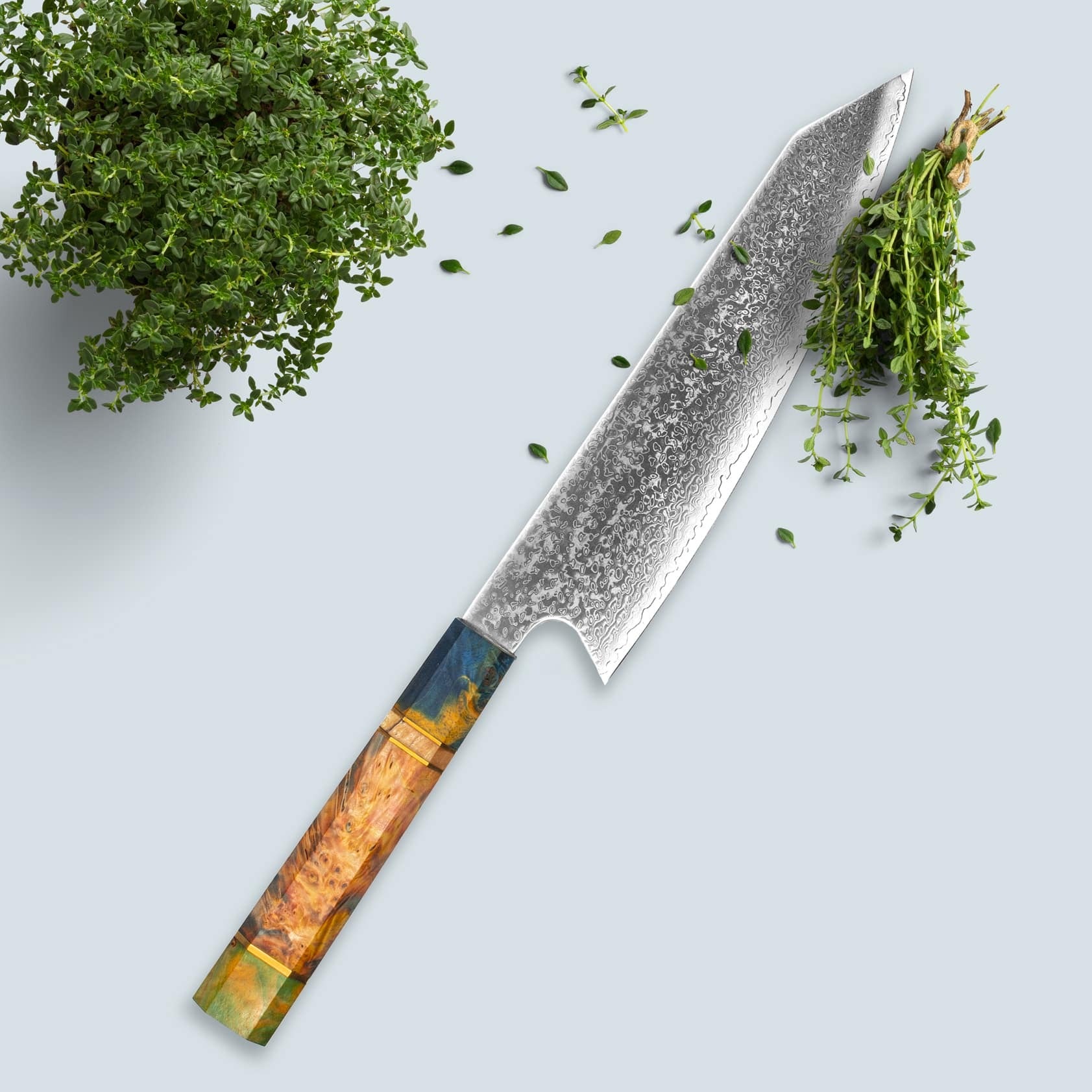 Japanese Damascus Steel Chef Knife Set