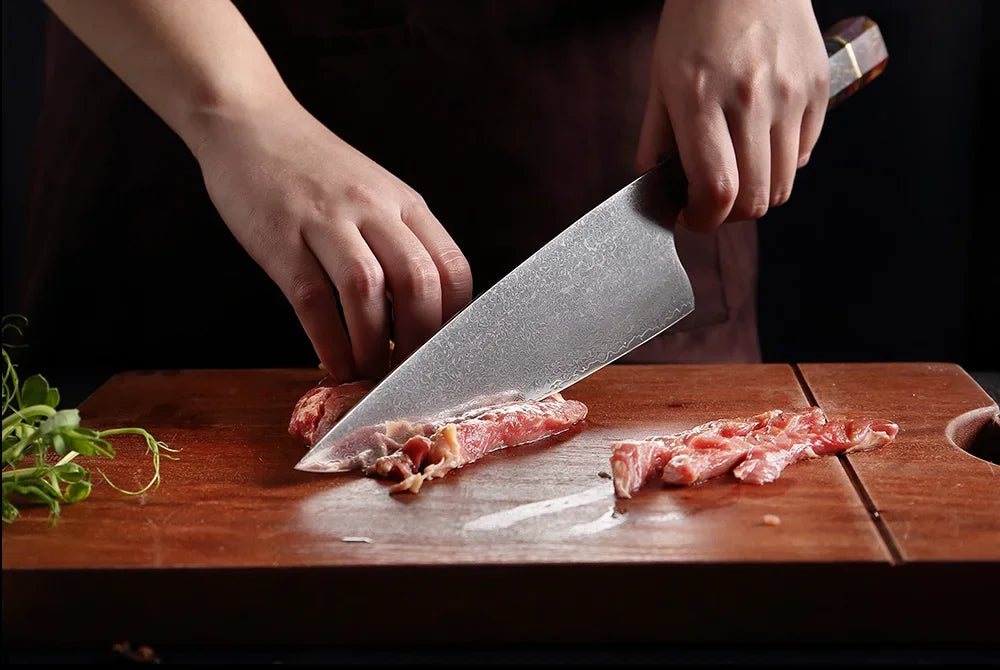 Japanese Chef Knife Set – 67-Layer Damascus Steel