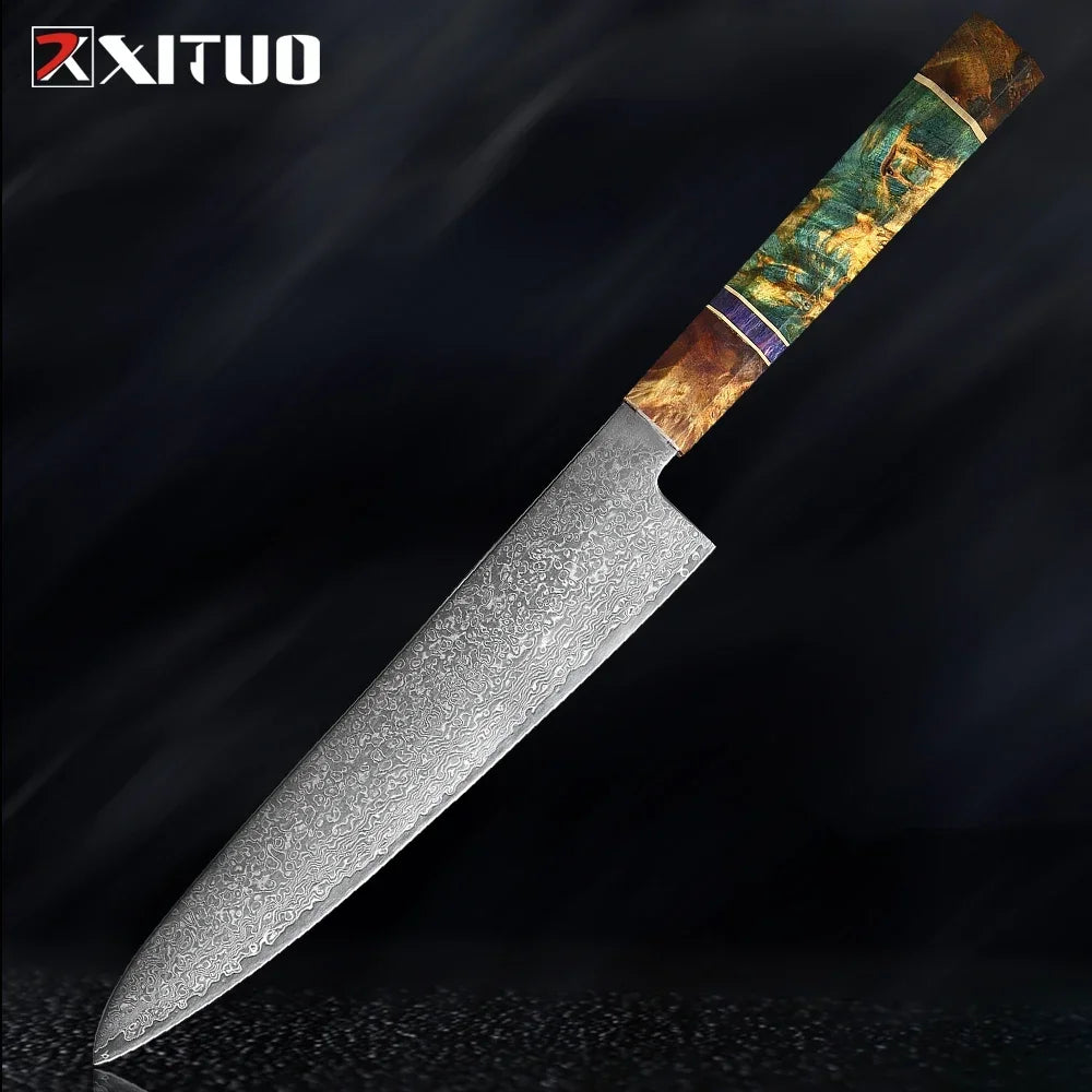 Japanese Chef Knife Set – 67-Layer Damascus Steel