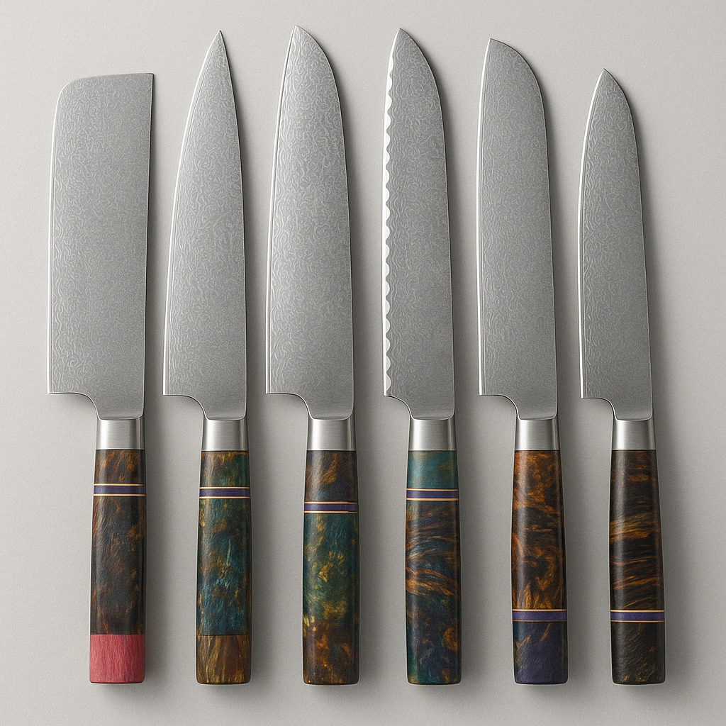 Japanese Chef Knife Set – 67-Layer Damascus Steel