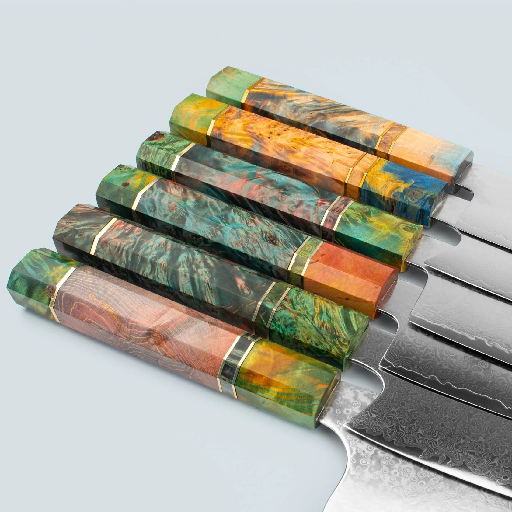 Japanese Damascus Steel Chef Knife Set